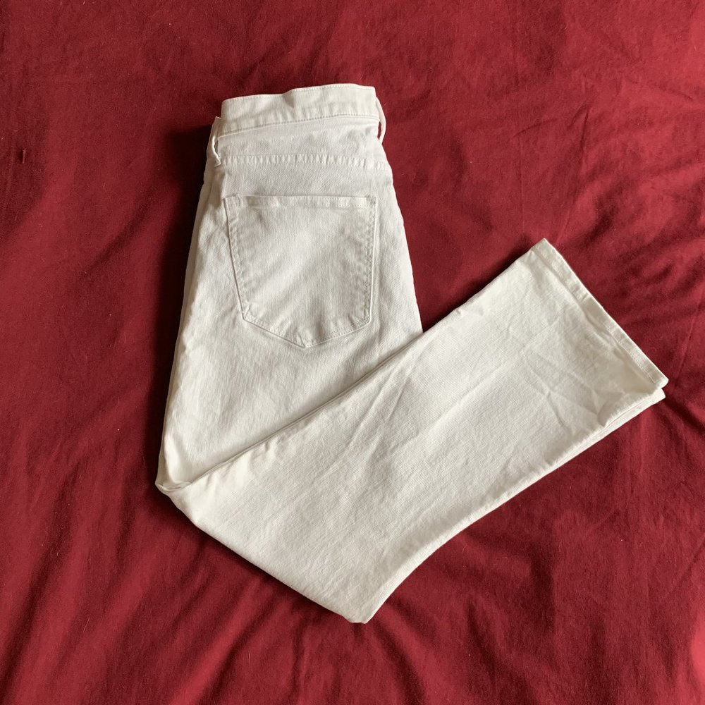 Gap cropped jeans, white